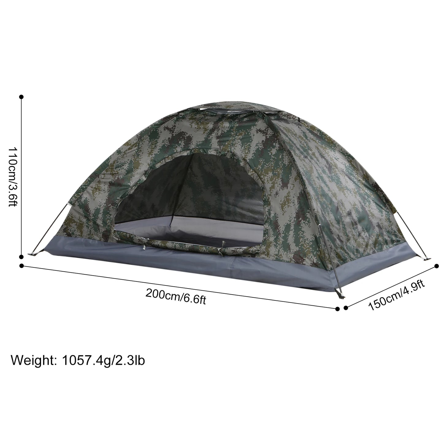 1/2 Person Hiking Tent – Ultralight & Portable