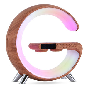 G Shaped LED Lamp Bluetooth Speaker