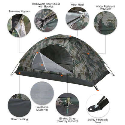 1/2 Person Hiking Tent – Ultralight & Portable