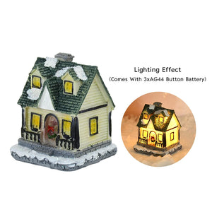 Christmas LED Light Wooden House