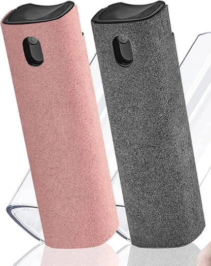 2 in 1 Screen Cleaner Spray + Cloth Combo for  Touchscreen Care