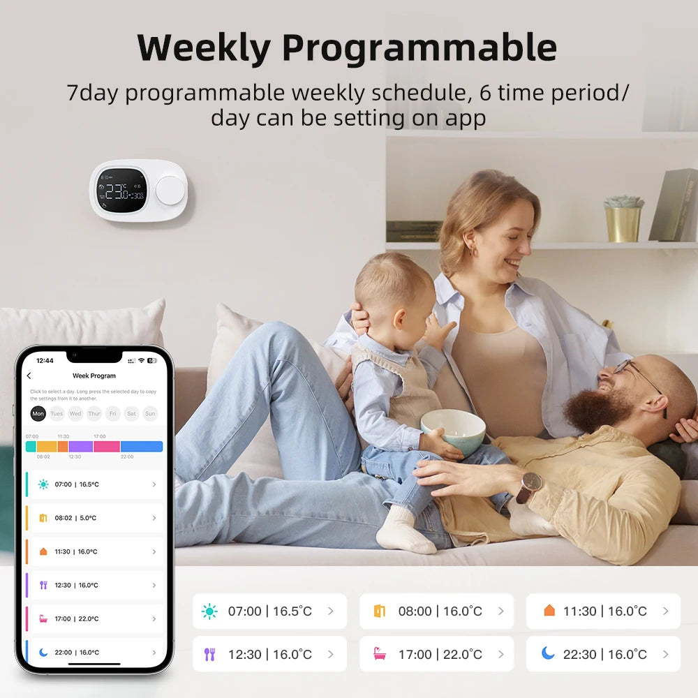 🌡️ WiFi Smart Thermostat – Precision Comfort, Smart Control!