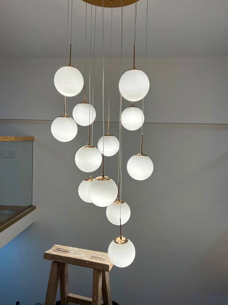 Nordic home decor dining room Pendant lamp lights indoor lighting stair lamp hanging light chandelier lamps for living room