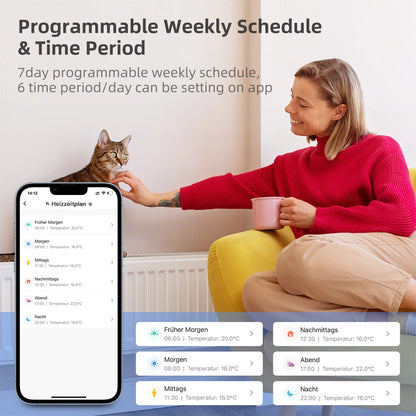WiFi TRV Smart Radiator Valve – Programmable Thermostat