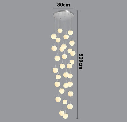 Nordic home decor dining room Pendant lamp lights indoor lighting stair lamp hanging light chandelier lamps for living room