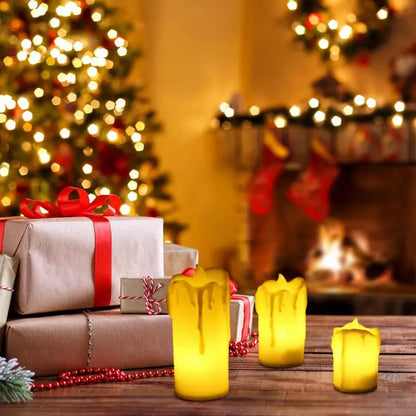 Flameless LED Candle Set – Realistic Battery-Operated Candles (Set of 3)