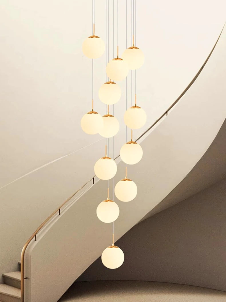 Nordic home decor dining room Pendant lamp lights indoor lighting stair lamp hanging light chandelier lamps for living room