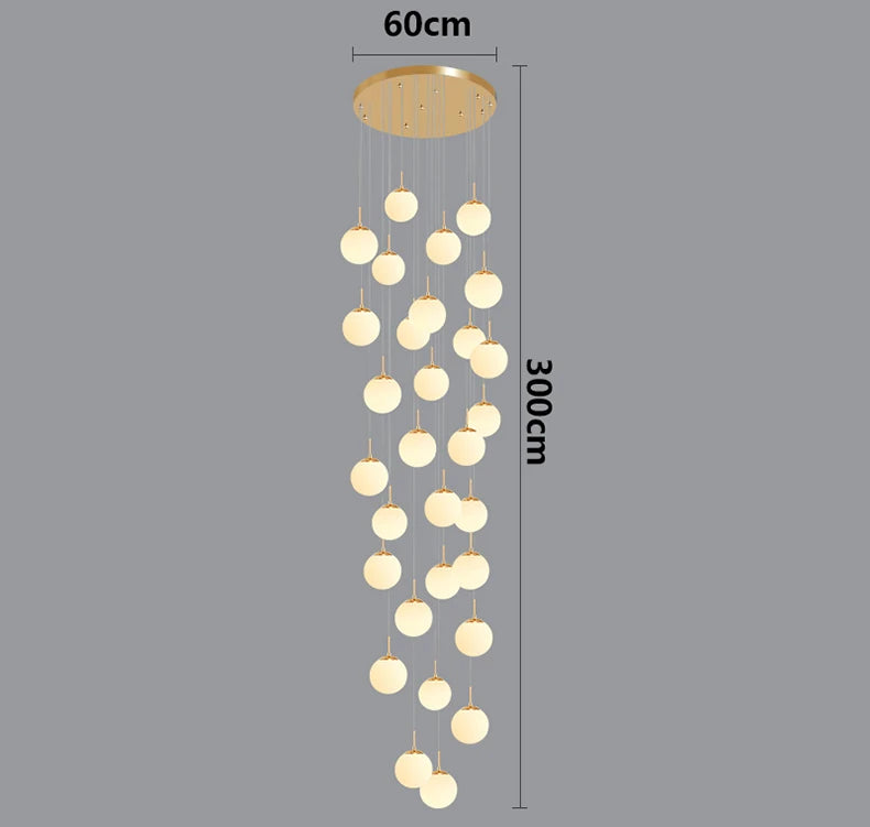 Nordic home decor dining room Pendant lamp lights indoor lighting stair lamp hanging light chandelier lamps for living room