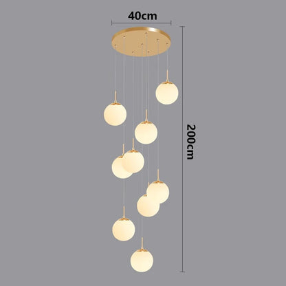 Nordic home decor dining room Pendant lamp lights indoor lighting stair lamp hanging light chandelier lamps for living room