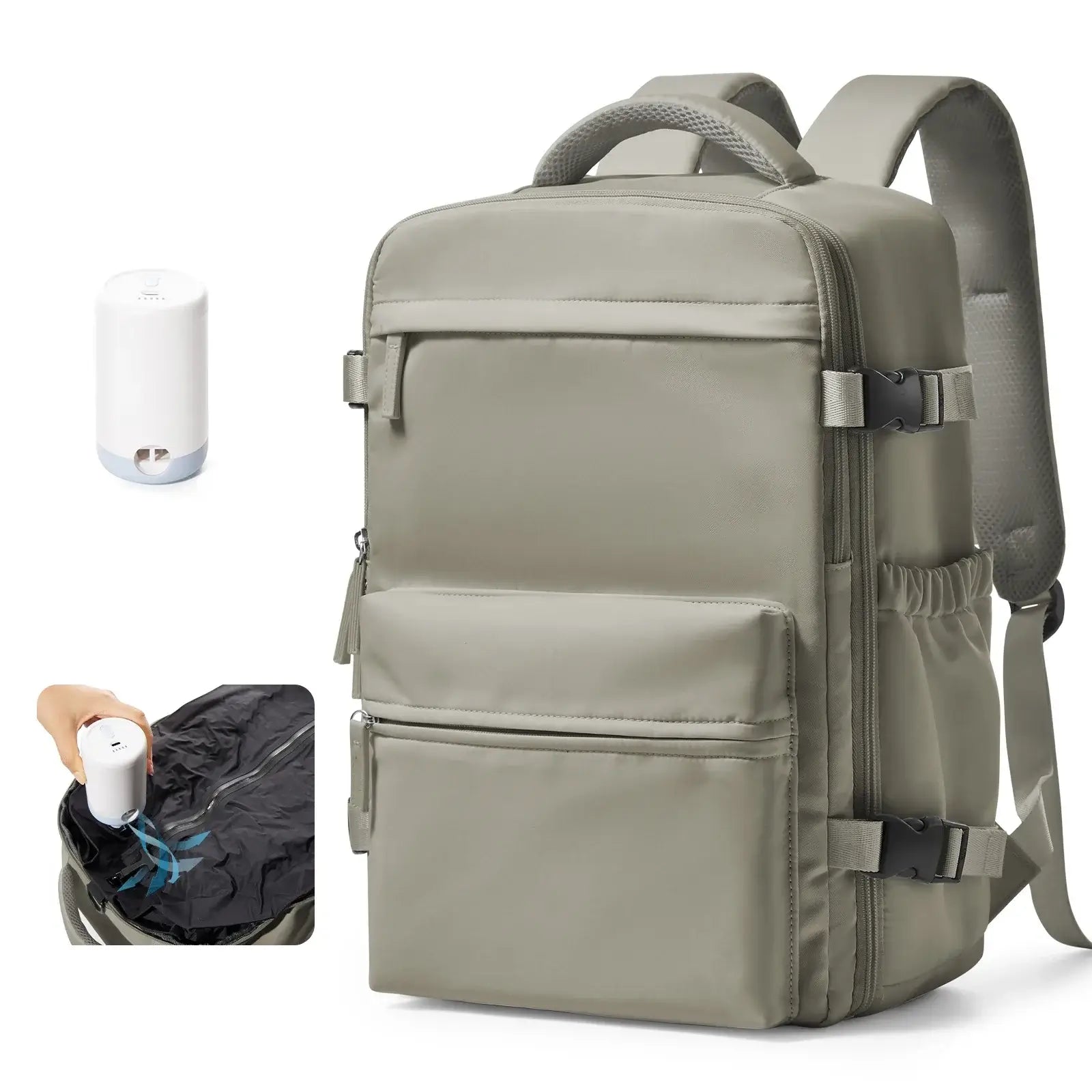 Vacuum Compression Backpack - Pack More , Pay Less