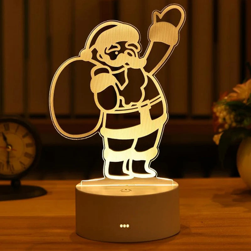  3D Creative Bear Lamp  Acrylic USB LED Night Light