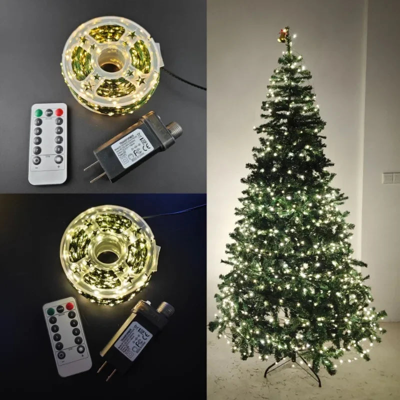 30M/50M 500LED String Lights – Waterproof Fairy Lights for Christmas, Wedding & Party Decor