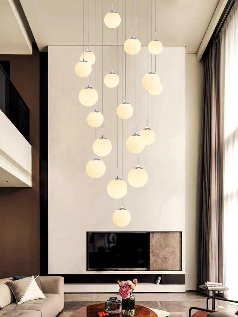 Nordic home decor dining room Pendant lamp lights indoor lighting stair lamp hanging light chandelier lamps for living room