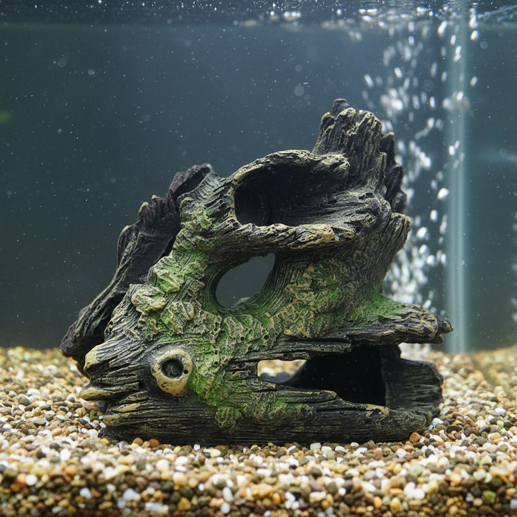 Decorative aquarium rock 