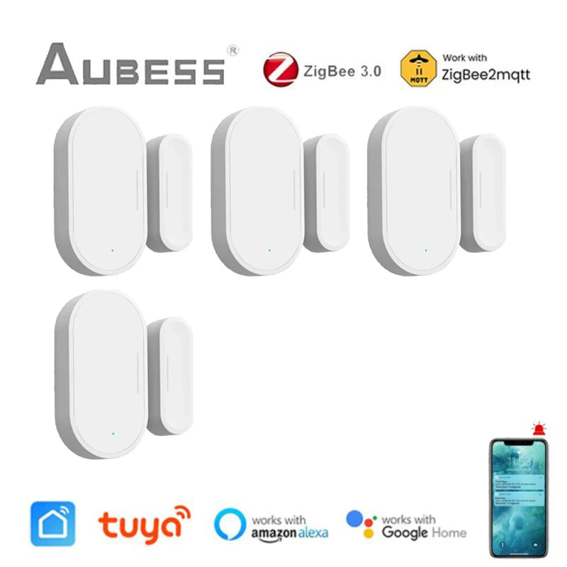 🚪 Tuya Zigbee 3.0 Smart Door & Window Sensor – Stay Secure, Stay Smart!