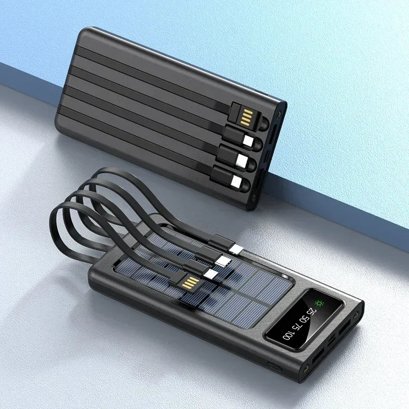 200000mAh Solar Power Bank – Super Fast Charging, Ultra High Capacity