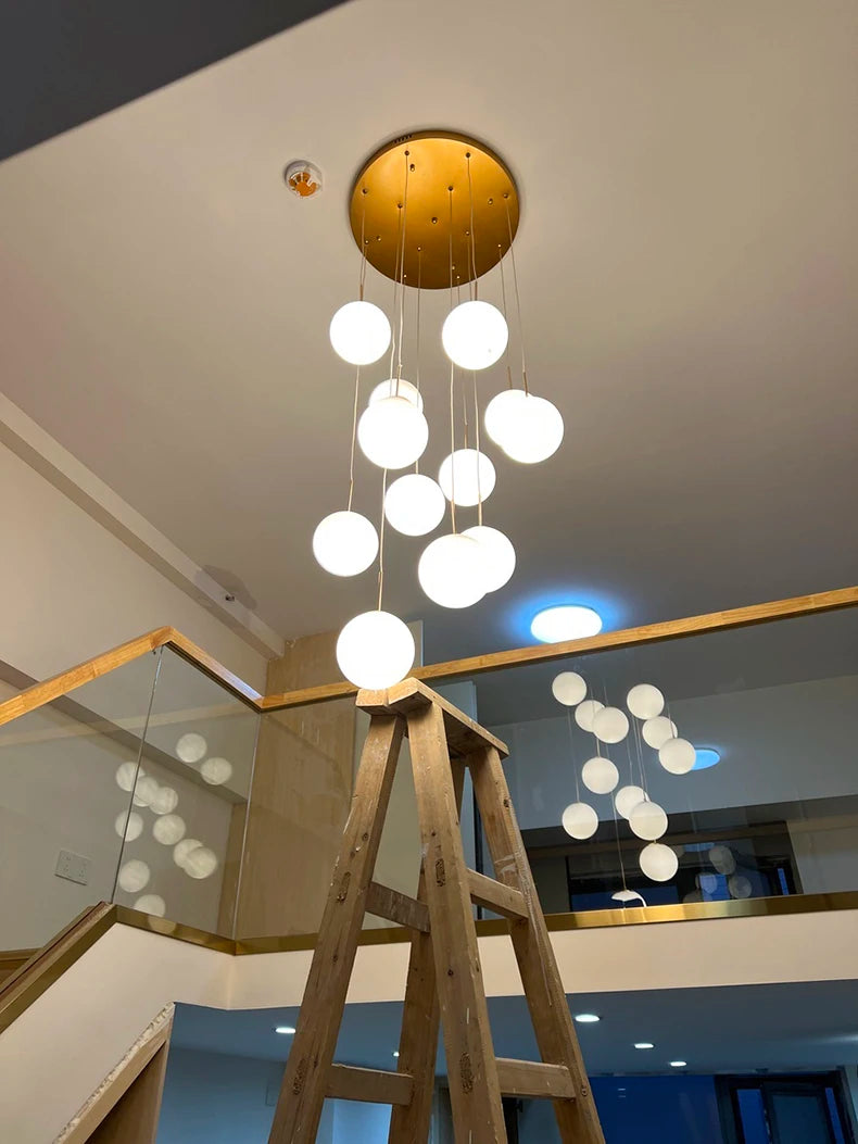 Nordic home decor dining room Pendant lamp lights indoor lighting stair lamp hanging light chandelier lamps for living room