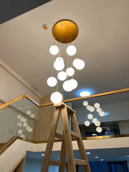 Nordic home decor dining room Pendant lamp lights indoor lighting stair lamp hanging light chandelier lamps for living room