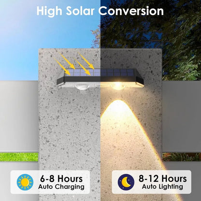 Solar Fence Lights – 3 Lighting Modes, IP65 Waterproof (8-Pack)