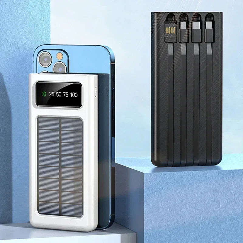 200000mAh Solar Power Bank – Super Fast Charging, Ultra High Capacity