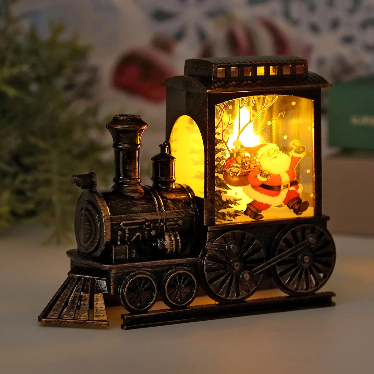 Vintage Portable Christmas Train