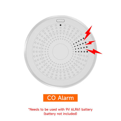 2-in-1 WiFi Smart CO & Smoke Detector Alarm – Home Safety Protection
