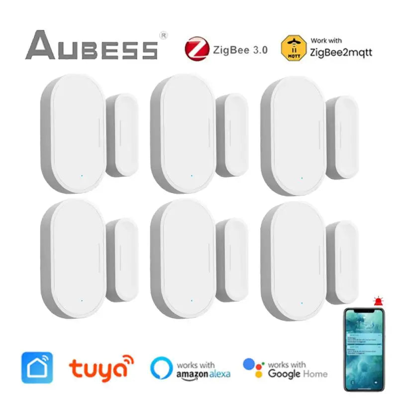 🚪 Tuya Zigbee 3.0 Smart Door & Window Sensor – Stay Secure, Stay Smart!