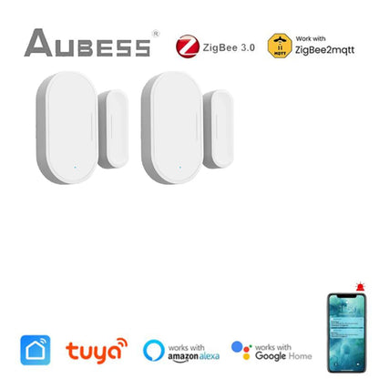 🚪 Tuya Zigbee 3.0 Smart Door & Window Sensor – Stay Secure, Stay Smart!