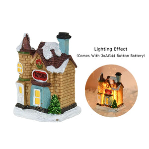 Christmas LED Light Wooden House