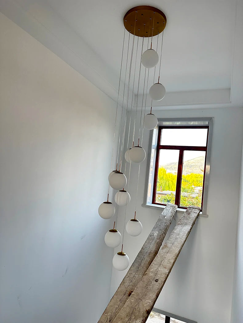 Nordic home decor dining room Pendant lamp lights indoor lighting stair lamp hanging light chandelier lamps for living room