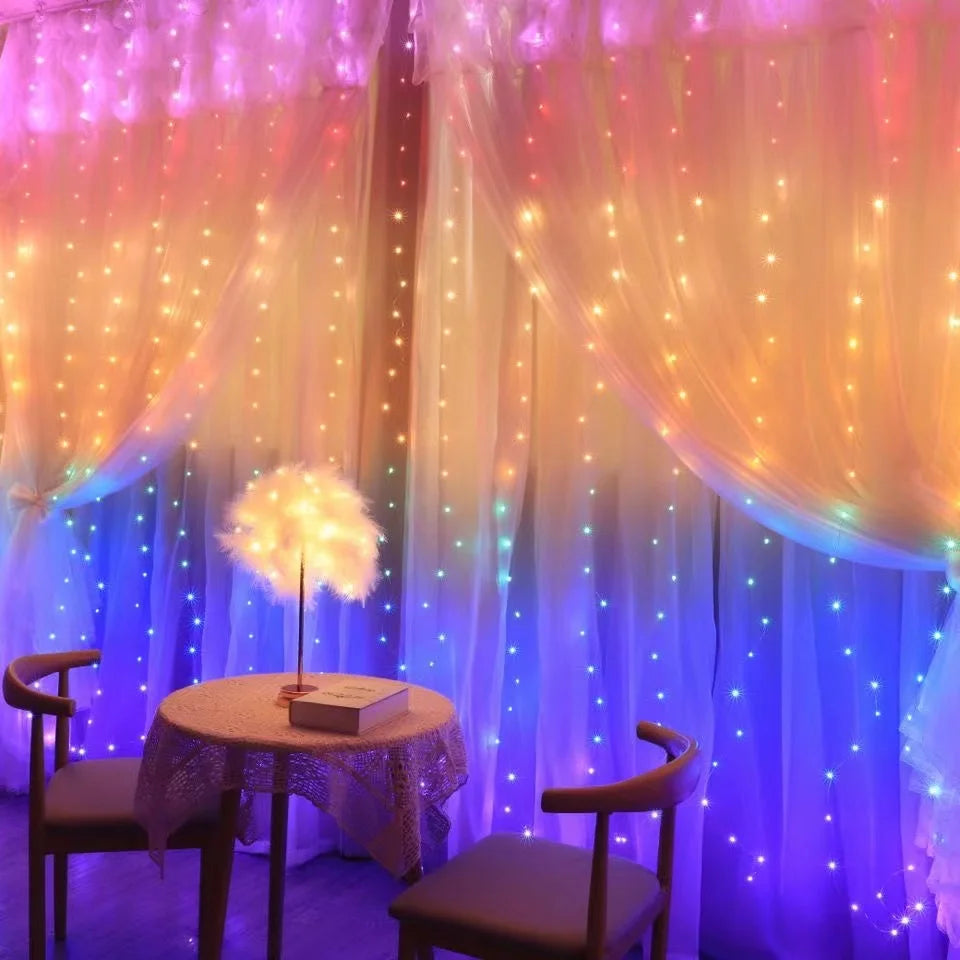 Christmas Lights LED  Curtain