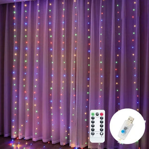 Christmas Lights LED  Curtain