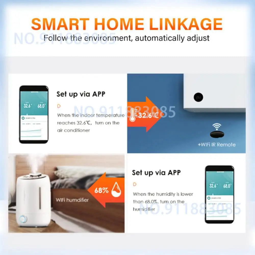 🌡️ Tuya WiFi Zigbee Thermometer – Smart Temperature & Humidity Monitoring!