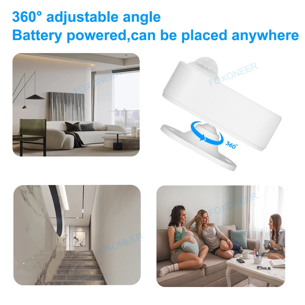 Human Presence Detector – Smart PIR Motion Sensor with Luminance & Distance Detection
