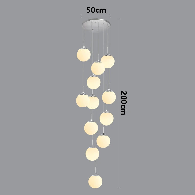 Nordic home decor dining room Pendant lamp lights indoor lighting stair lamp hanging light chandelier lamps for living room