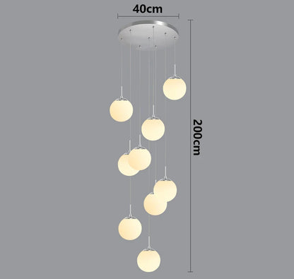 Nordic home decor dining room Pendant lamp lights indoor lighting stair lamp hanging light chandelier lamps for living room