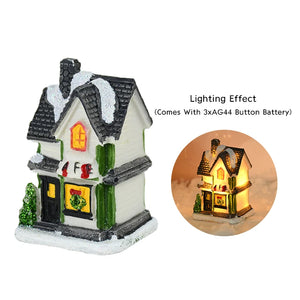 Christmas LED Light Wooden House