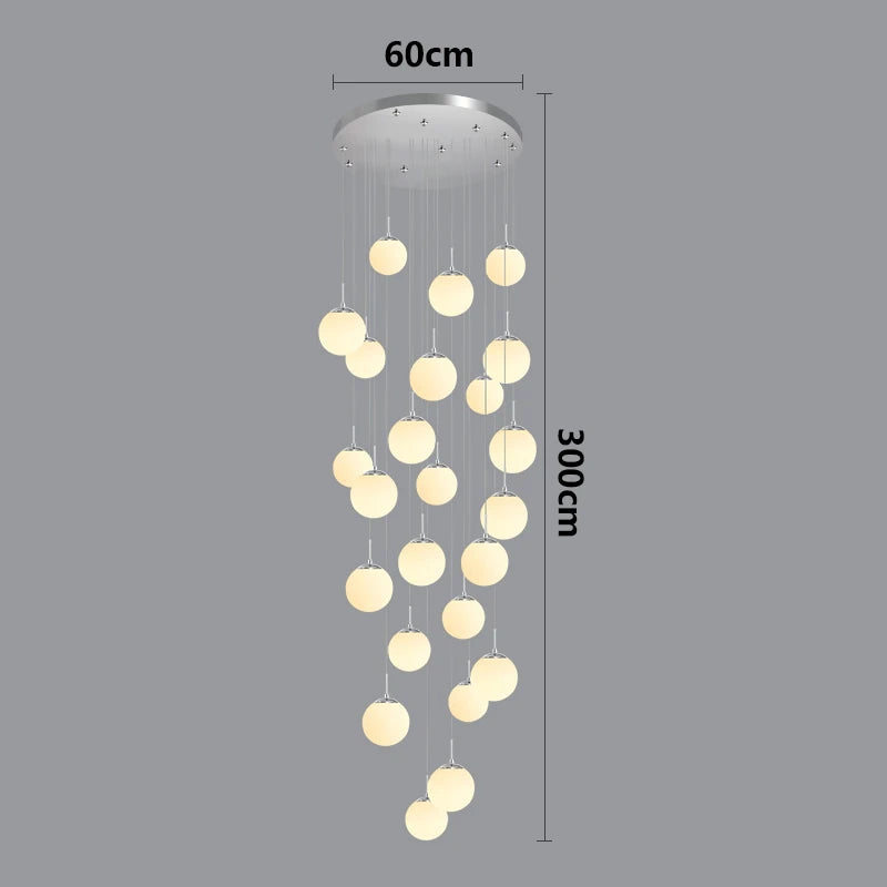 Nordic home decor dining room Pendant lamp lights indoor lighting stair lamp hanging light chandelier lamps for living room