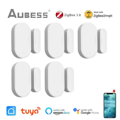 🚪 Tuya Zigbee 3.0 Smart Door & Window Sensor – Stay Secure, Stay Smart!