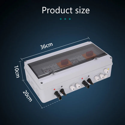 Solar PV Combiner Box – 1000V DC, IP65 Waterproof, Surge & Lightning Protection