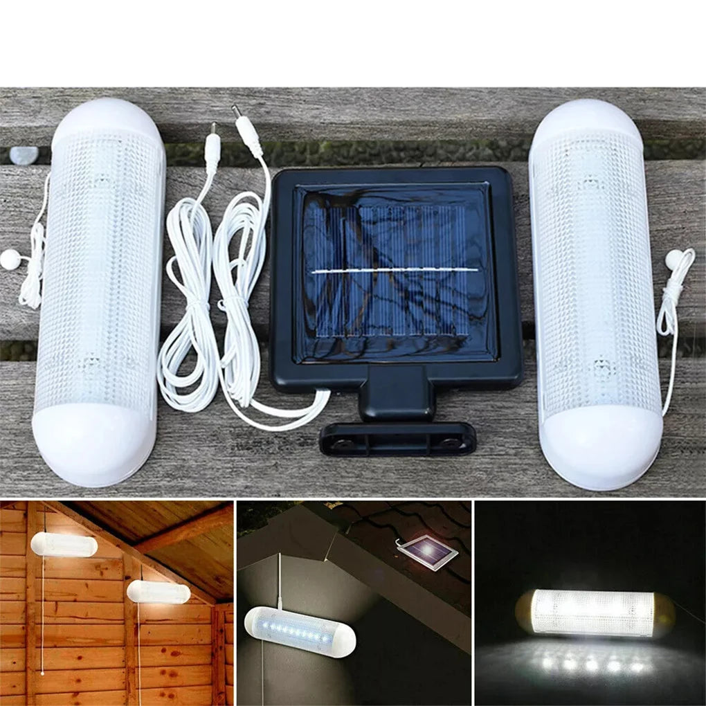 ABS Garage Light – Rechargeable, High-Efficiency Solar-Powered LED