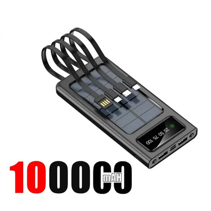200000mAh Solar Power Bank – Super Fast Charging, Ultra High Capacity