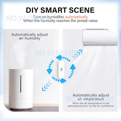 🌡️ Tuya WiFi Zigbee Thermometer – Smart Temperature & Humidity Monitoring!