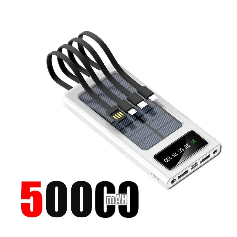 200000mAh Solar Power Bank – Super Fast Charging, Ultra High Capacity