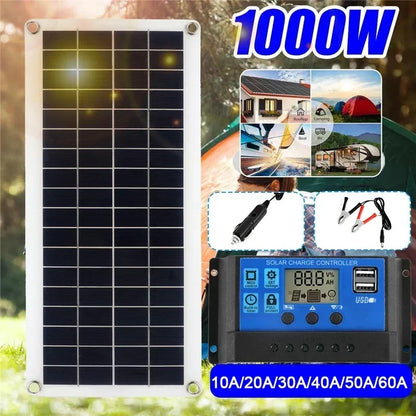 🌞 1000W Solar Power Kit – Clean Energy Anytime, Anywhere
