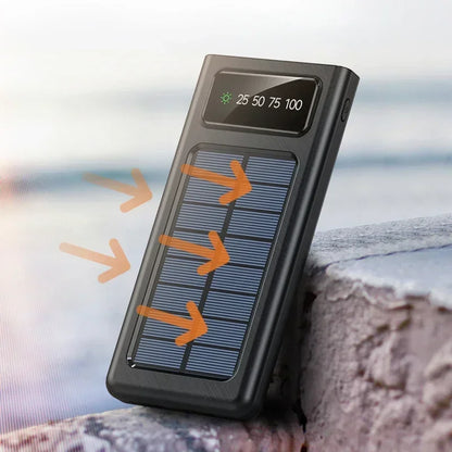 200000mAh Solar Power Bank – Super Fast Charging, Ultra High Capacity
