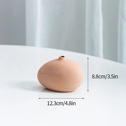 Modern Nordic Flower Vases INS Ceramic White Vase Flower Pot Vase for Home Living Room Interior Office Desktop Decor Crafts