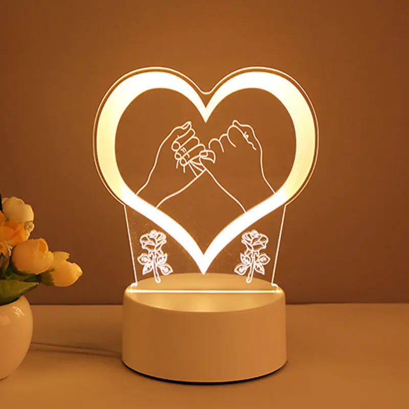  3D Creative Bear Lamp  Acrylic USB LED Night Light