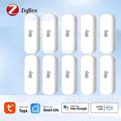 🌡️ Tuya WiFi Zigbee Thermometer – Smart Temperature & Humidity Monitoring!