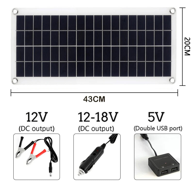 🌞 1000W Solar Power Kit – Clean Energy Anytime, Anywhere